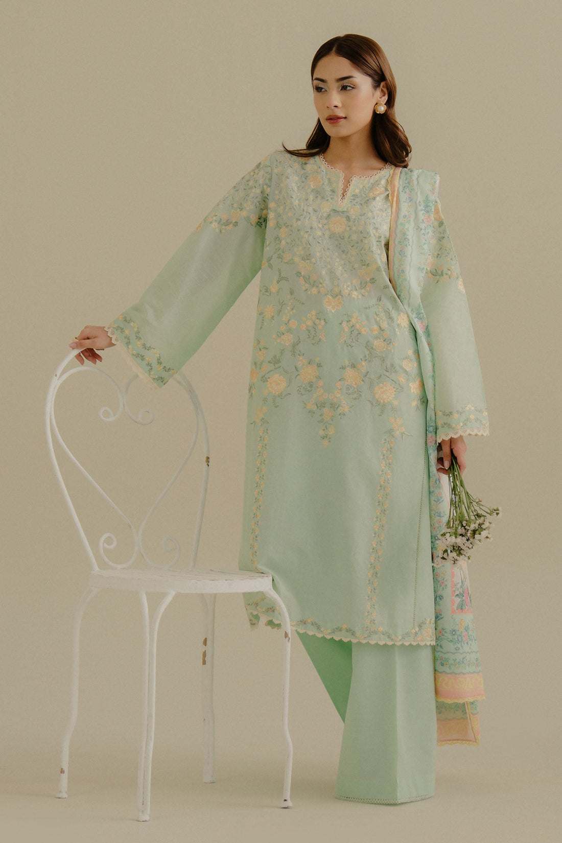 Zara Shahjahan | Coco Lawn 25 | Velin-7A by Zara Sahjahan - Designer Dress - Type: Ladies Clothes - Available at Libayah - 100% Original