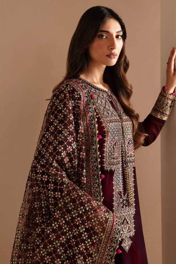 Jazmin | Velvet Edit 24 |  Velvet Formal VF-2022 by Jazmin - Designer Dress - Type: Formal - Available at Libayah - 100% Original