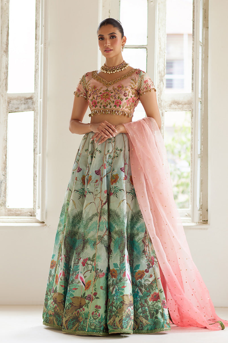 Mina Hassan | Formal Dholki Collection | Fayruz by Mina Hassan - Designer Dress - Type: Ladies Clothes - Available at Libayah - 100% Original