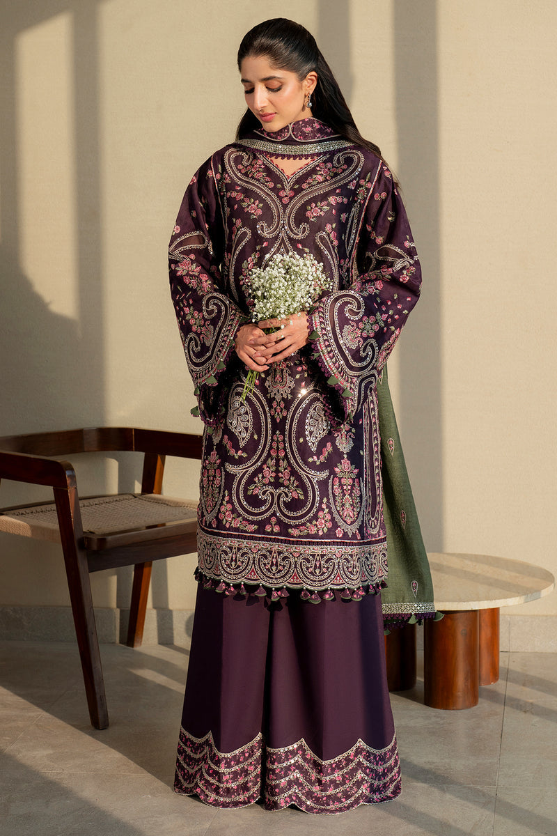 Jazmin | Shahkaar Luxury Lawn 25 | SL25-D6 by Jazmin - Designer Dress - Type: Ladies Clothes - Available at Libayah - 100% Original