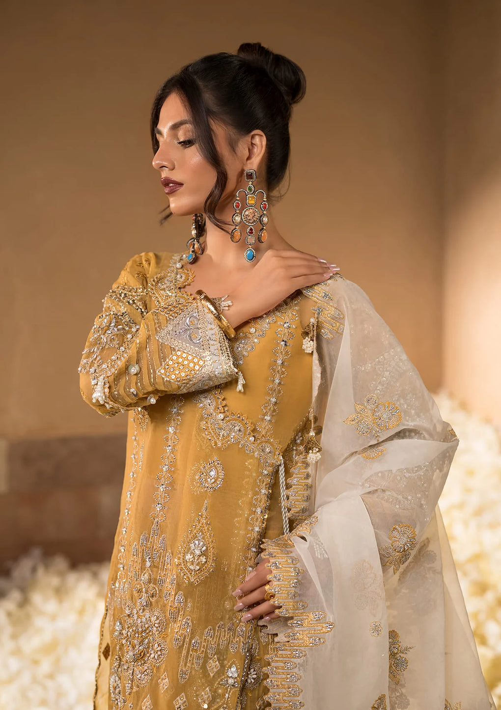 Elaf Premium | Formal Handwork Collection | EFH-07 SAHAR by Elaf Premium - Designer Dress - Type: Ladies Clothes - Available at Libayah - 100% Original