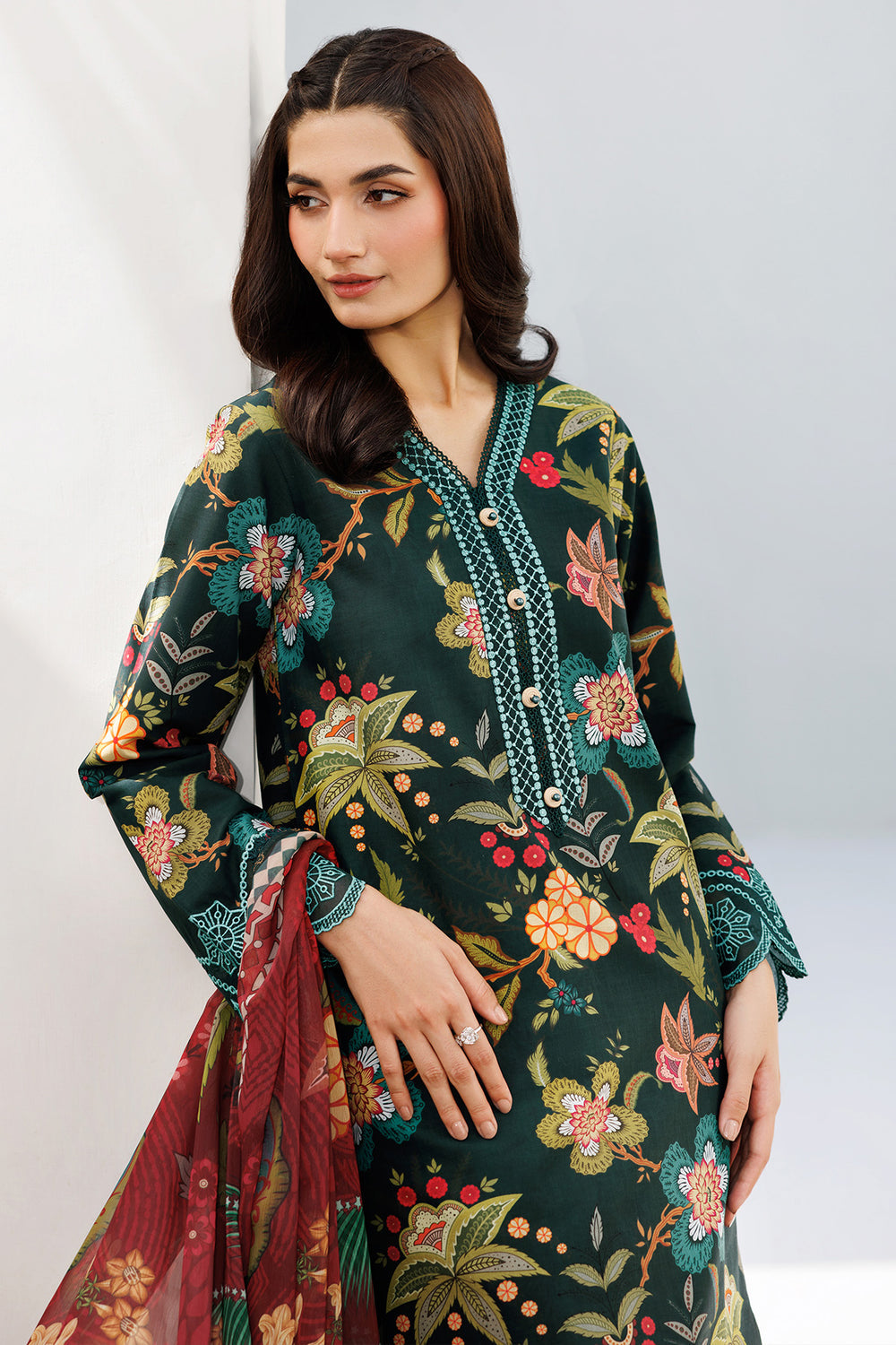 Farasha | Printed Essentials | Blossom Charm by Farasha - Designer Dress  - Type : Ladies Clothes - Available at Libayah - 100% Original 