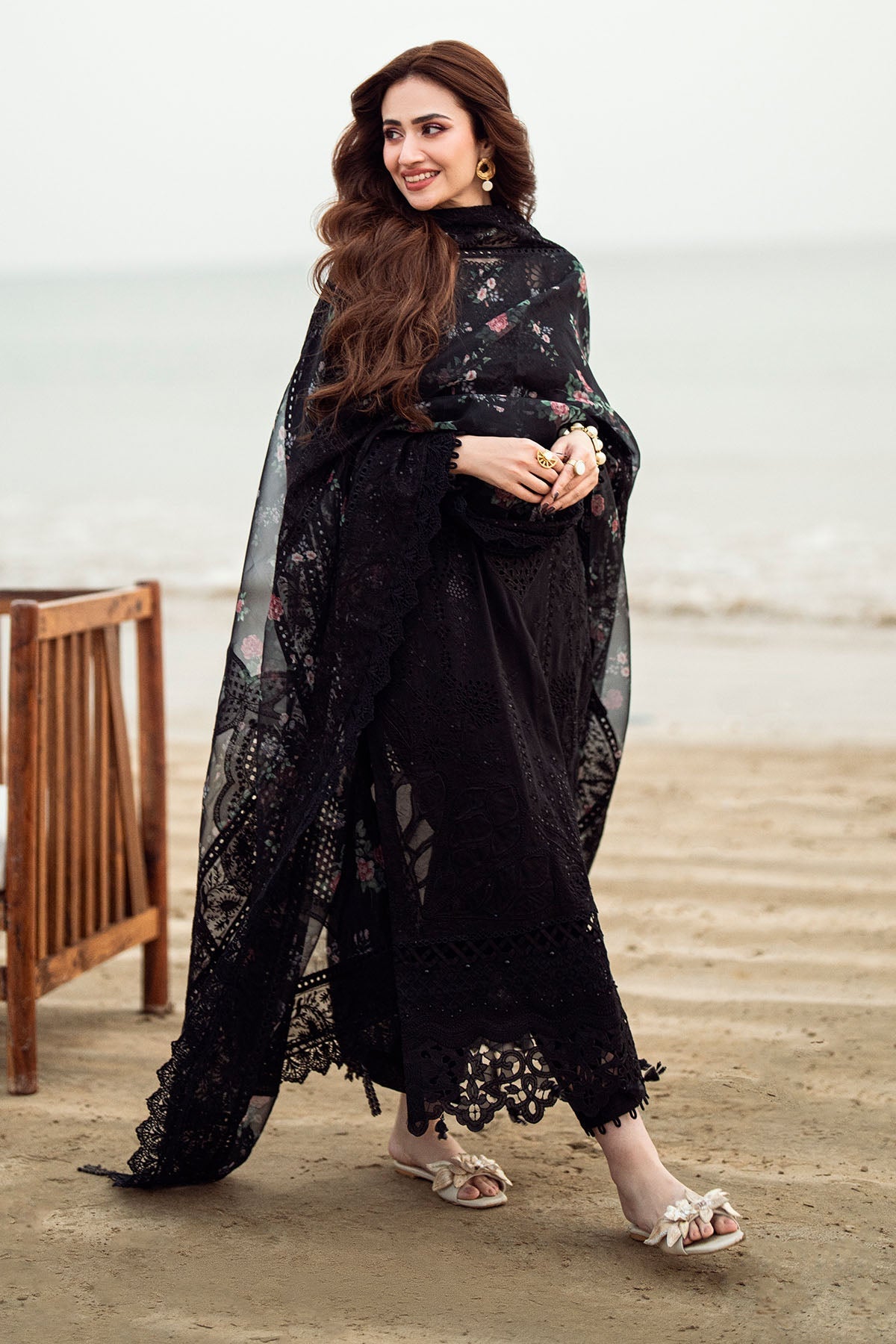 Nureh | Khuwab Luxury Lawn | NE-151 by Nureh - Designer Dress - Type: Ladies Clothes - Available at Libayah - 100% Original
