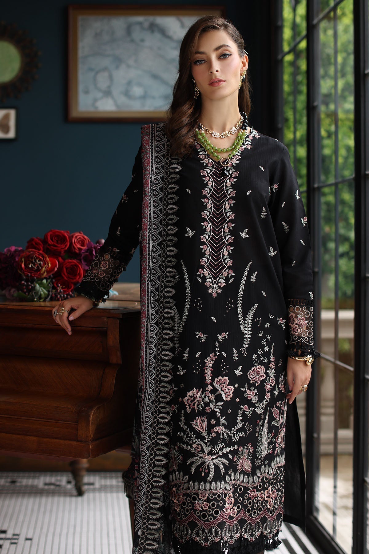 Nureh | Maya Lawn | NS-153 by Nureh - Designer Dress - Type: Ladies Clothes - Available at Libayah - 100% Original