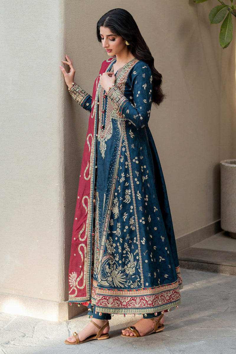 Jazmin | Shahkaar Luxury Lawn 25 | SL25-D3 by Jazmin - Designer Dress - Type: Ladies Clothes - Available at Libayah - 100% Original