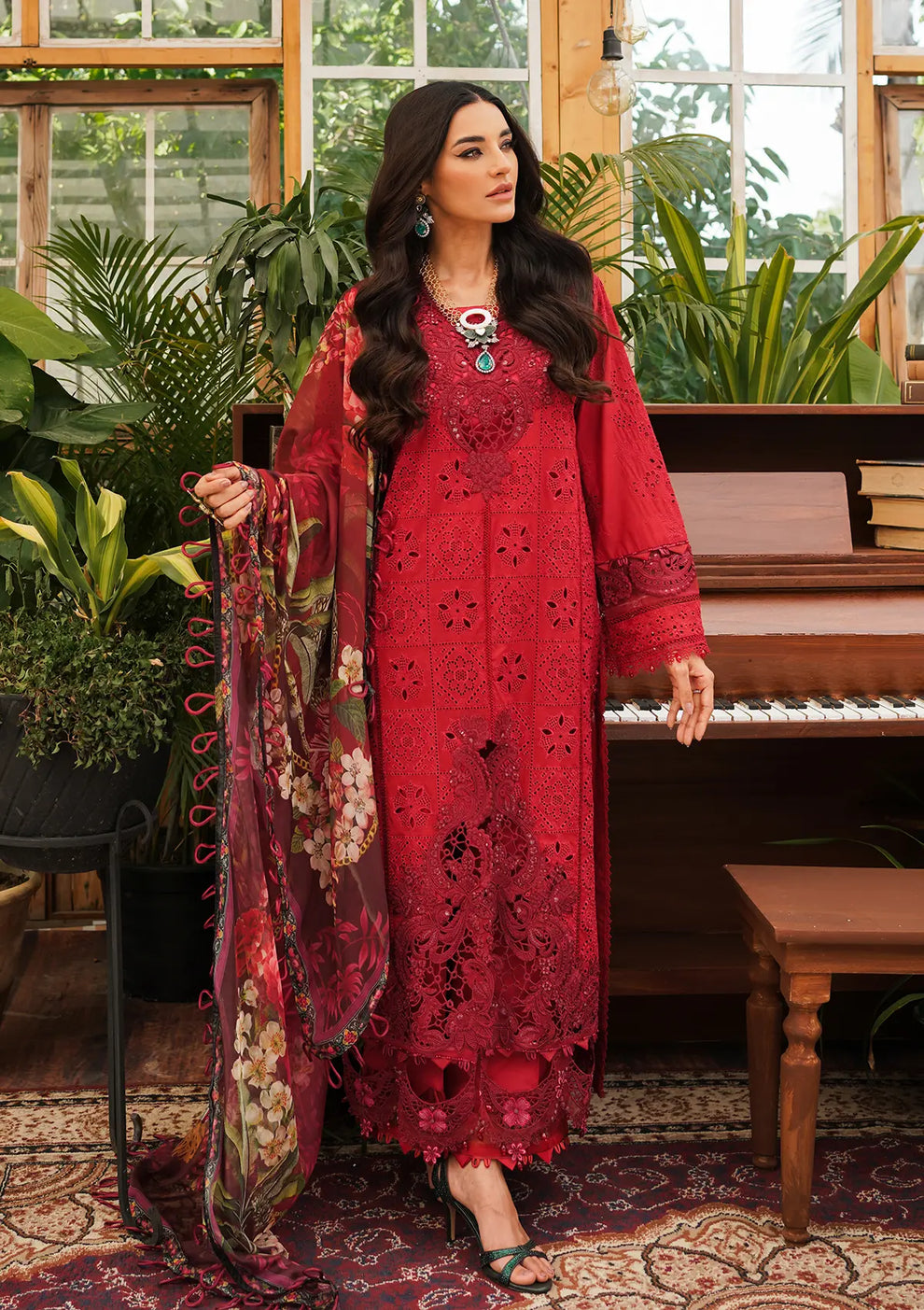 Kahf Premium | Luxury Lawn 24 | KLE-04 Valentino by Kahf Premium - Designer Dress - Type: Ladies Clothes - Available at Libayah - 100% Original