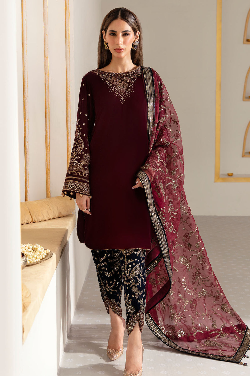 Jazmin | Velvet Edit 24 |  Velvet Formal VF-2017 by Jazmin - Designer Dress - Type: Formal - Available at Libayah - 100% Original