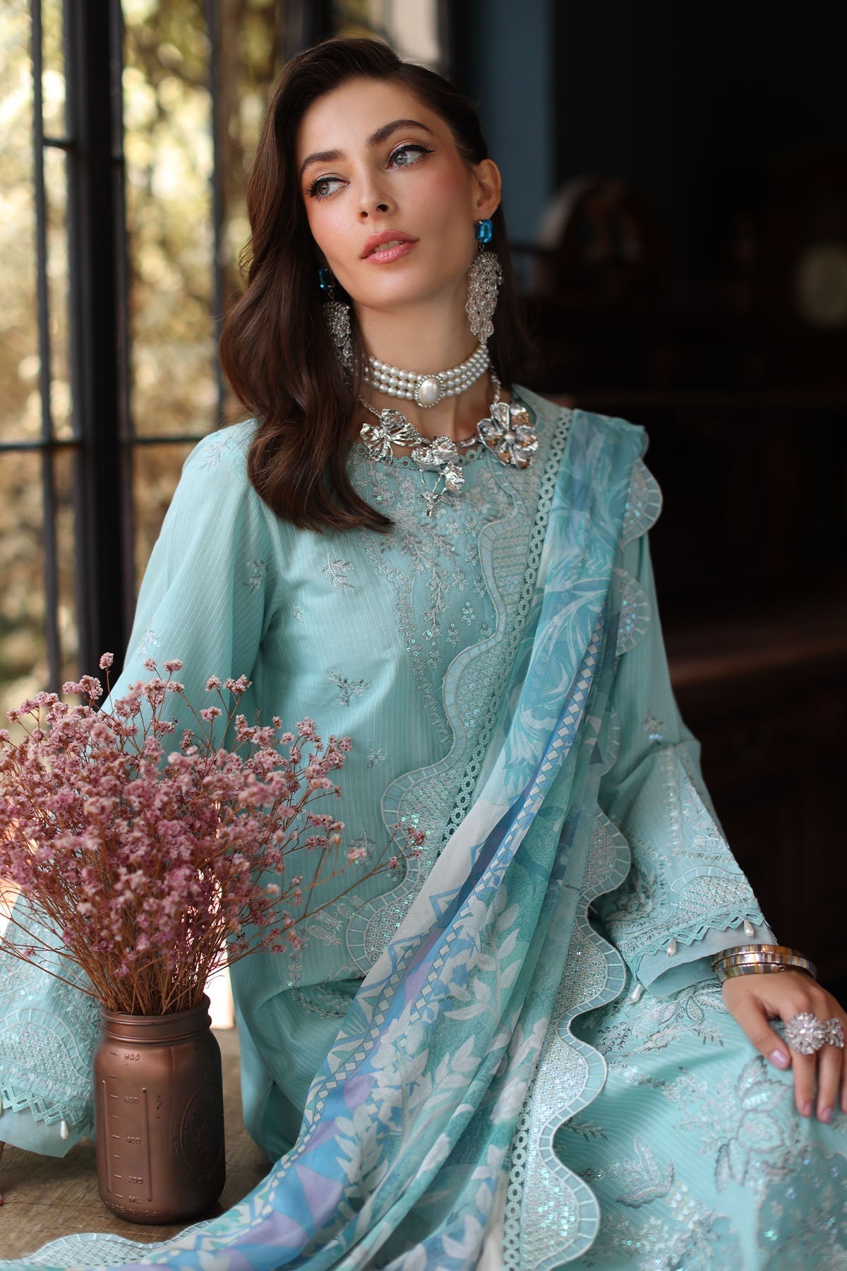 Nureh | Maya Lawn | NS-156 by Nureh - Designer Dress - Type: Ladies Clothes - Available at Libayah - 100% Original