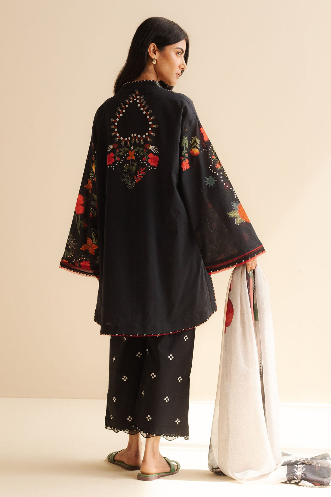 Zara Shahjahan | Coco Prints | Nyra-5A by Zara Shahjahan - Designer Dress - Type: Ladies Clothes - Available at Libayah - 100% Original