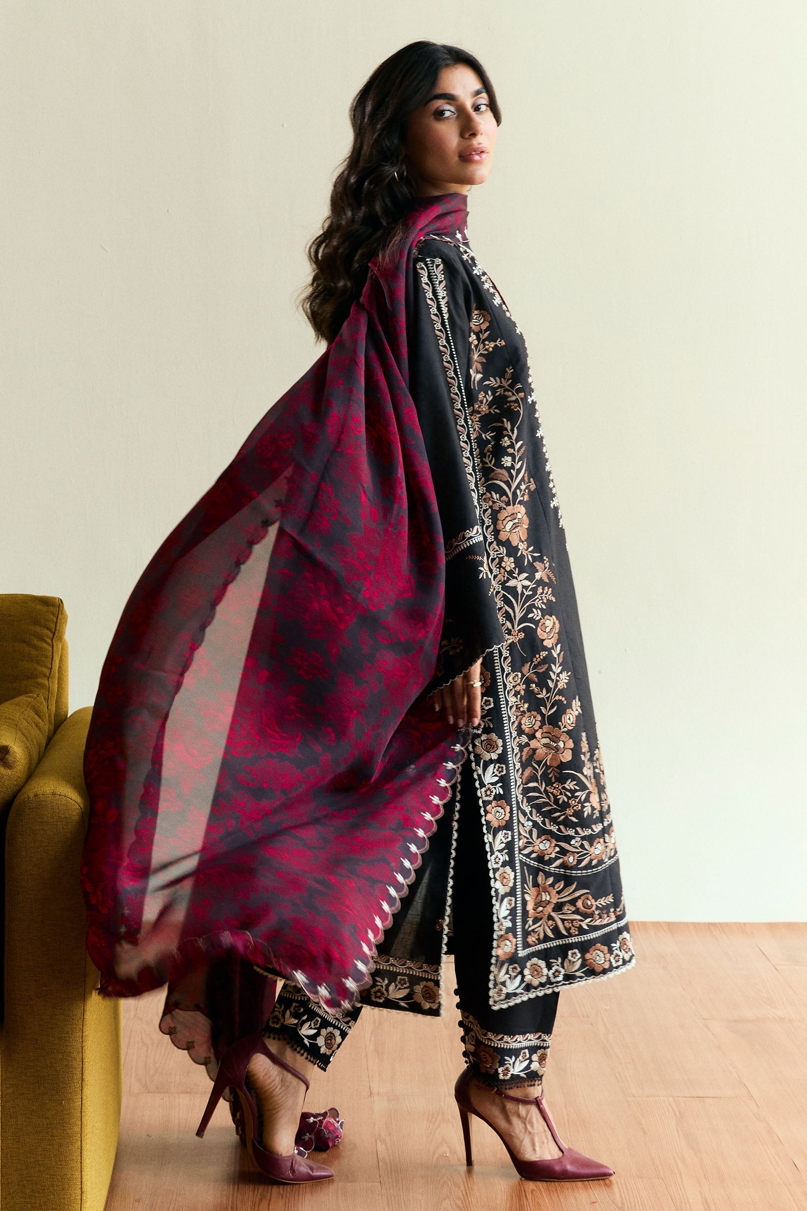 Zara Shahjahan | Coco Eid Edit | Velour-D2 by Zara Sahjahan - Designer Dress - Type: Ladies Clothes - Available at Libayah - 100% Original