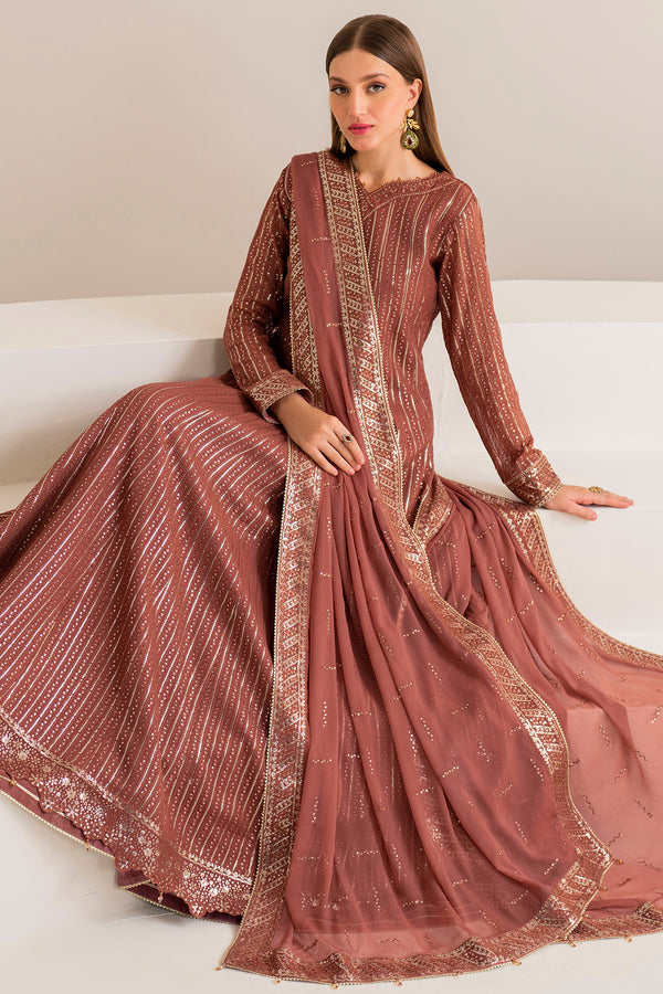 Farasha | Lumiere Formals | RUSSET by Farasha - Designer Dress - Type: Formal - Available at Libayah - 100% Original