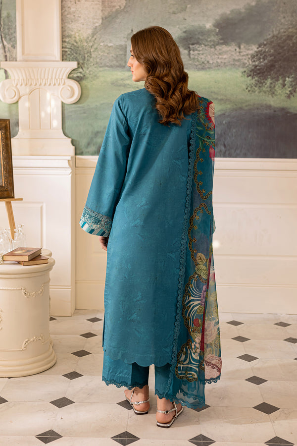 Farasha | Seraya Lawn 24 | PERIWINKLE by Farasha - Designer Dress - Type: Ladies Clothes - Available at Libayah - 100% Original