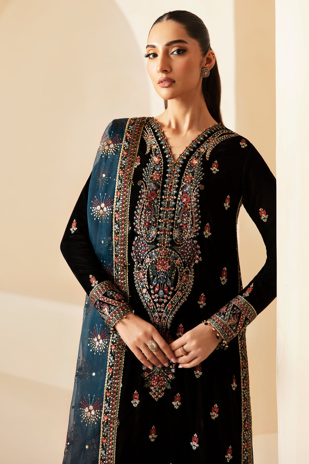 Jazmin | Velvet Edit 24 |  Velvet Formal VF-2028 by Jazmin - Designer Dress - Type: Formal - Available at Libayah - 100% Original