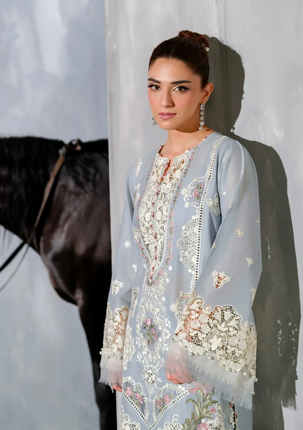 Elaf Premium | Luxury Lawn 25 | ELH-7B ISSABEL by Elaf Premium - Designer Dress - Type: Ladies Clothes - Available at Libayah - 100% Original