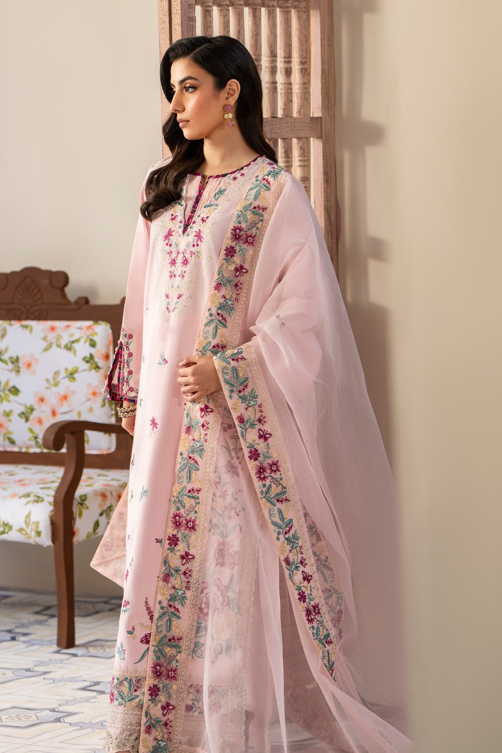 Maryum N Maria | Luxury Lawn 25 | ARNINA - MS50112 by Maryum N Maria - Designer Dress - Type: Ladies Clothes - Available at Libayah - 100% Original
