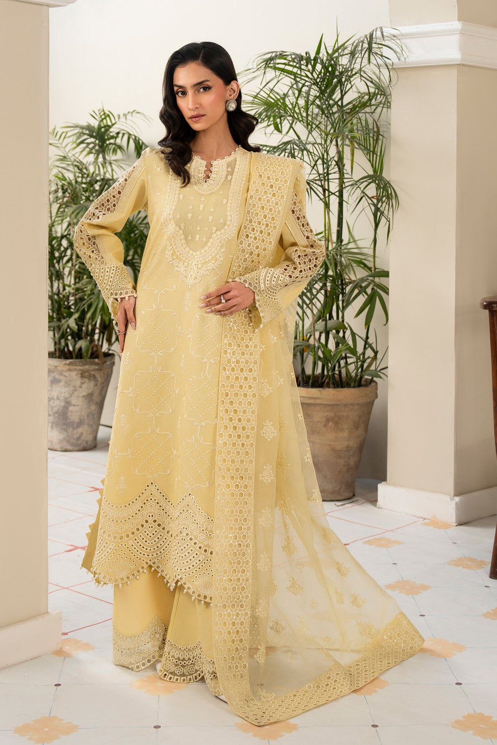 Maryum N Maria | Luxury Lawn 25 | ALZENA - MS50121 by Maryum N Maria - Designer Dress - Type: Ladies Clothes - Available at Libayah - 100% Original