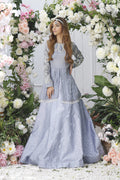 Wahajmkhan | Eden wedding Formals | PERIWINKLE PEPLUM & LENGA by Wahaj M.Khan - Designer Dress - Type: Ladies Clothes - Available at Libayah - 100% Original