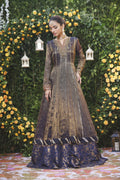 Wahajmbegum | Mehrunnisa Wedding Formals | NAVY MEHSURI ANARKALI by Wahaj M.Khan - Designer Dress - Type: Ladies Clothes - Available at Libayah - 100% Original