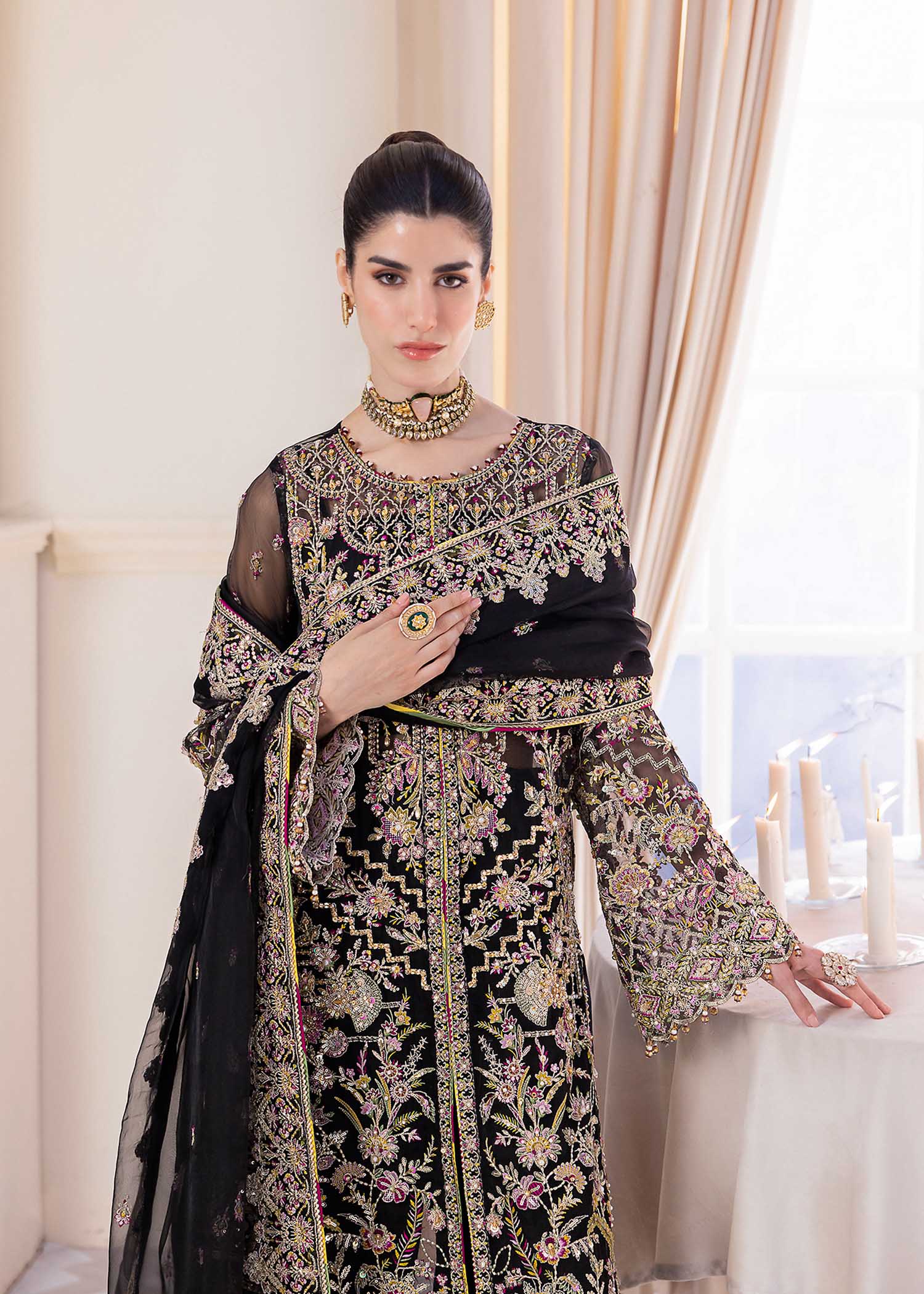 Kanwal Malik | Wedding Formals and Bridals | Sable by Kanwal Malik - Designer Dress - Type: Ladies Clothes - Available at Libayah - 100% Original