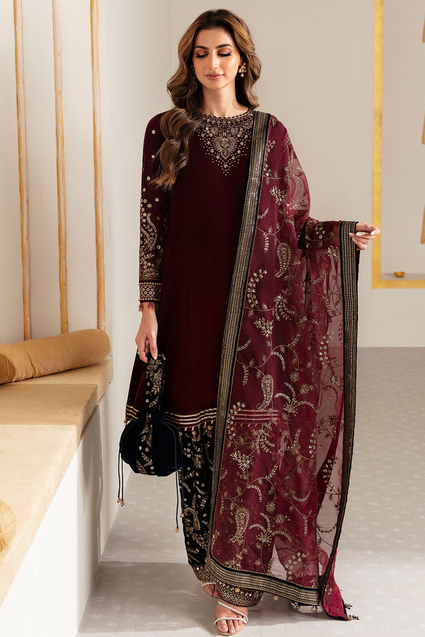 Jazmin | Velvet Edit 24 | Velvet Formal VF-2018 by Jazmin - Designer Dress - Type: Formal - Available at Libayah - 100% Original