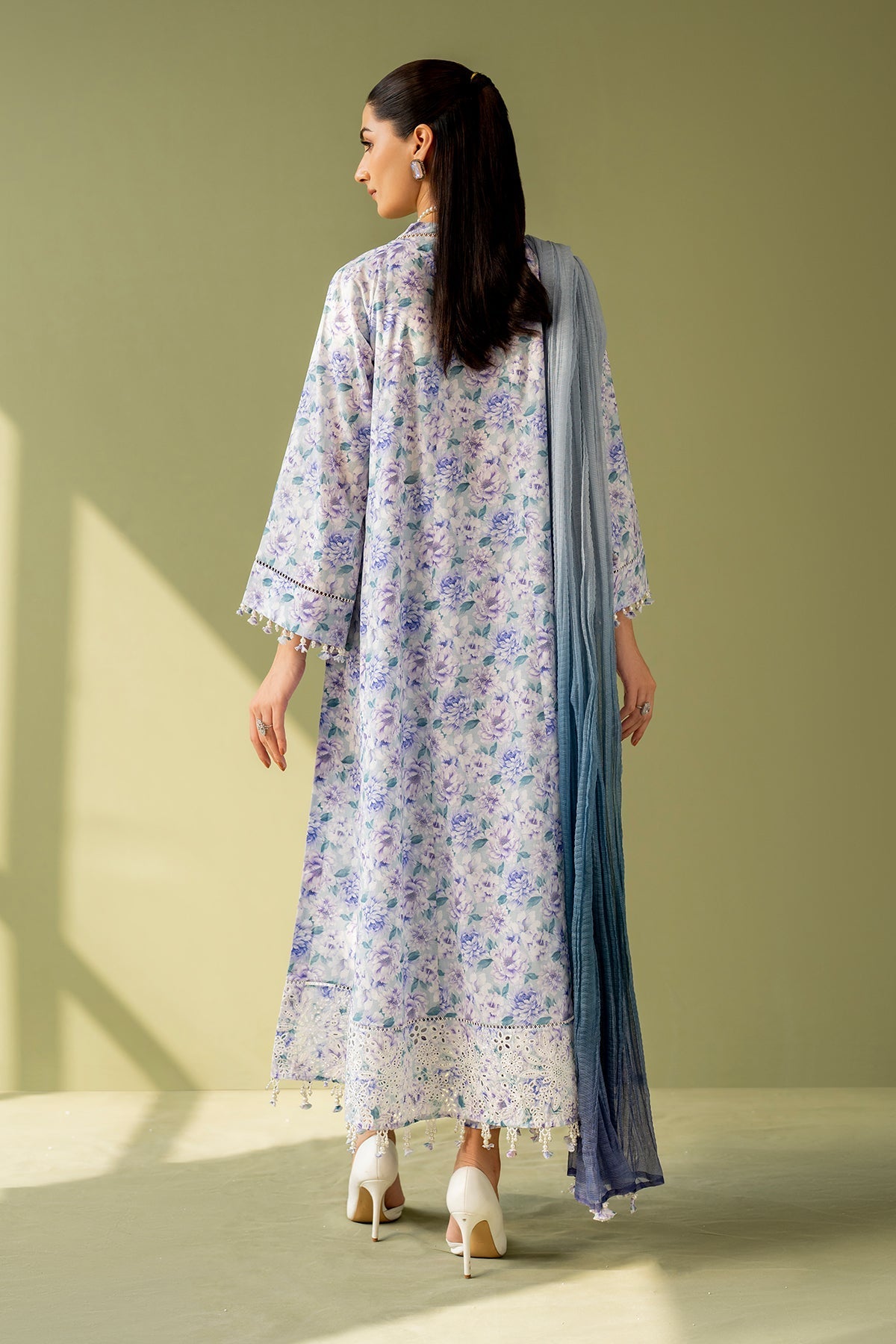 Baroque | Eid Printique | EMBROIDERED PRINTED LAWN UF-4167 by Baroque - Designer Dress - Type: Ladies Clothes - Available at Libayah - 100% Original