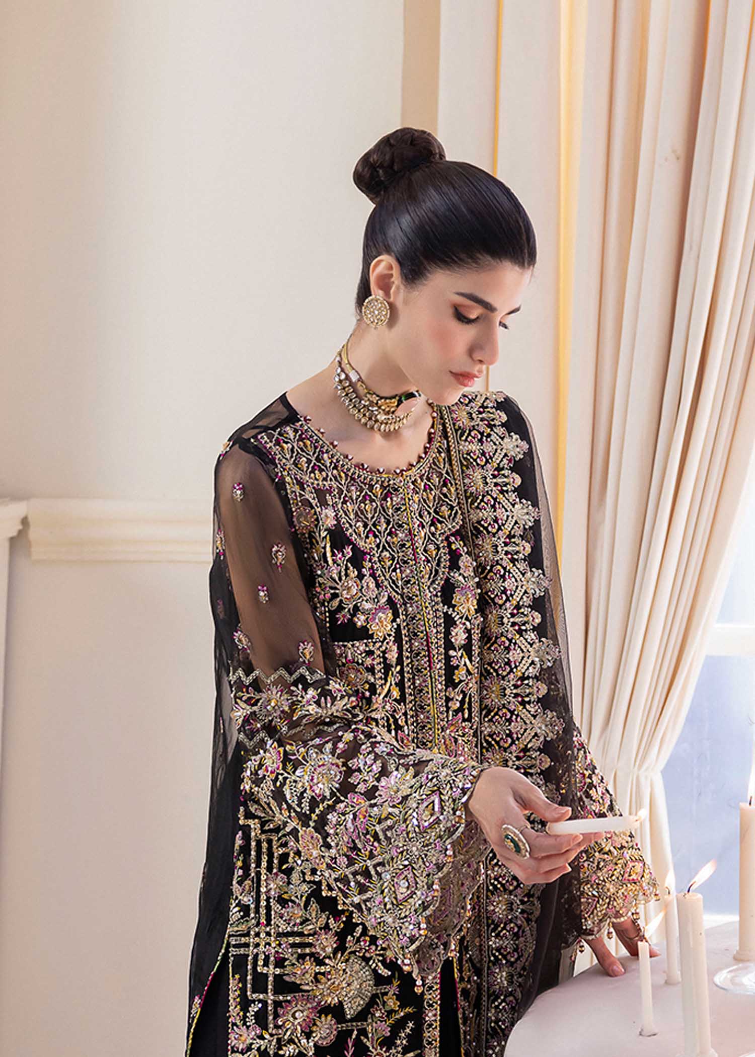 Kanwal Malik | Wedding Formals and Bridals | Sable by Kanwal Malik - Designer Dress - Type: Ladies Clothes - Available at Libayah - 100% Original