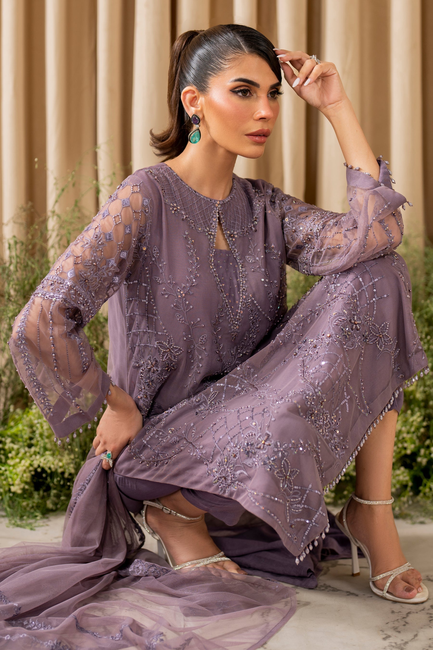 Naqshi | Lamour Evening Formals | STELLA by Naqshi - Designer Dress - Type: Luxury - Available at Libayah - 100% Original
