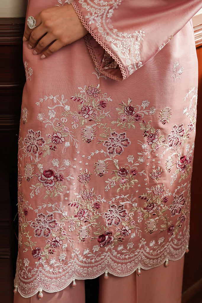 Cross Stitch | Satin De Luxe | MYSTIC PINK by Cross Stitch - Designer Dress - Type: Luxury - Available at Libayah - 100% Original