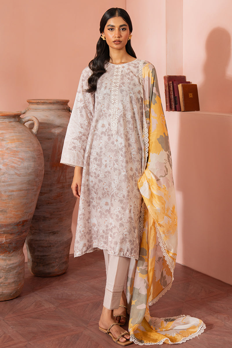Cross Stitch | Cambric Lawn 24 | WHISPER PEARL by Cross Stitch - Designer Dress - Type: Casuals - Available at Libayah - 100% Original