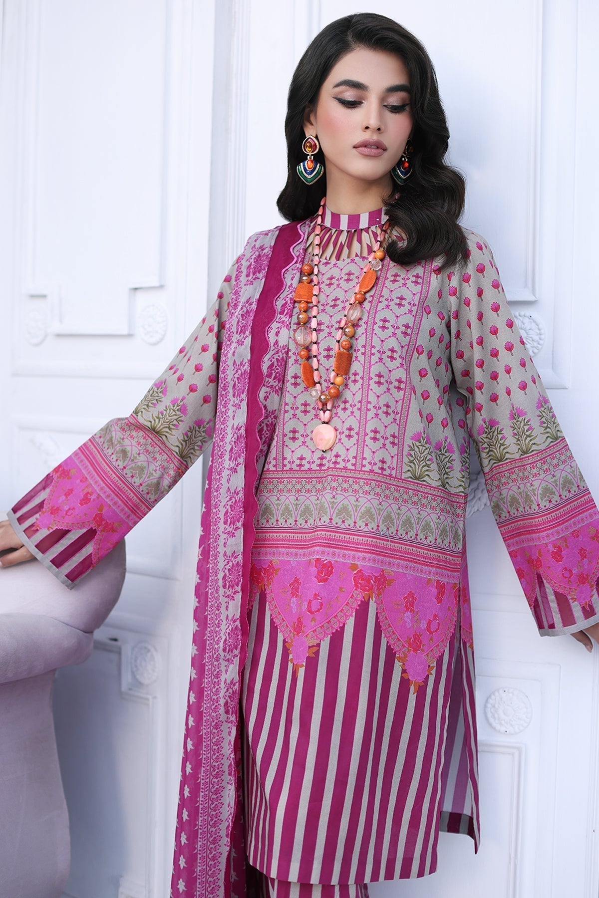 Charizma | Lawn Collection 24 | CPS4-04 by Charizma - Designer Dress - Type: Casuals - Available at Libayah - 100% Original