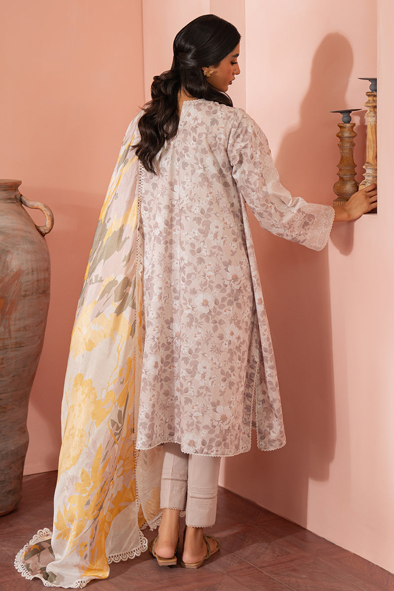 Cross Stitch | Cambric Lawn 24 | WHISPER PEARL by Cross Stitch - Designer Dress - Type: Casuals - Available at Libayah - 100% Original