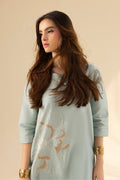Erum Khan | Lillia Summer Edit | Aqua Breeze by Erum Khan - Designer Dress - Type: Ladies Clothes - Available at Libayah - 100% Original