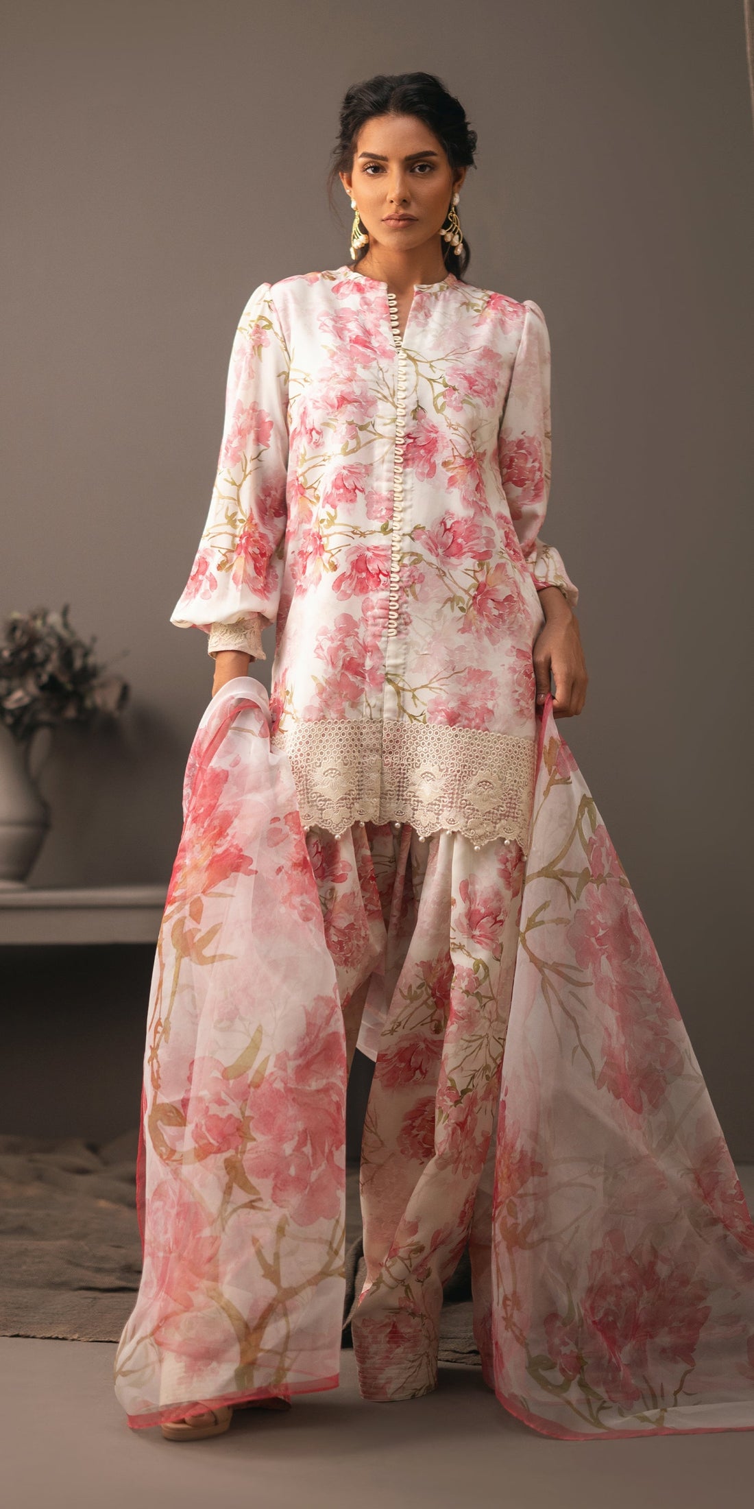 Erum Khan | Beyond Basic | BOLD BOUQUET by Erum Khan - Designer Dress - Type: Ladies Clothes - Available at Libayah - 100% Original
