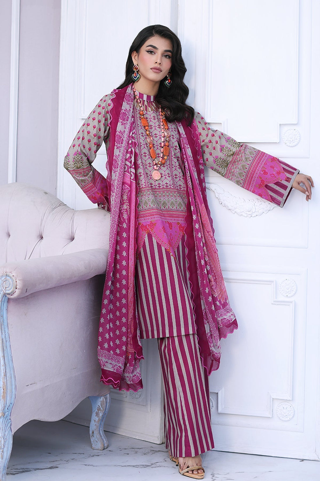 Charizma | Lawn Collection 24 | CPS4-04 by Charizma - Designer Dress - Type: Casuals - Available at Libayah - 100% Original