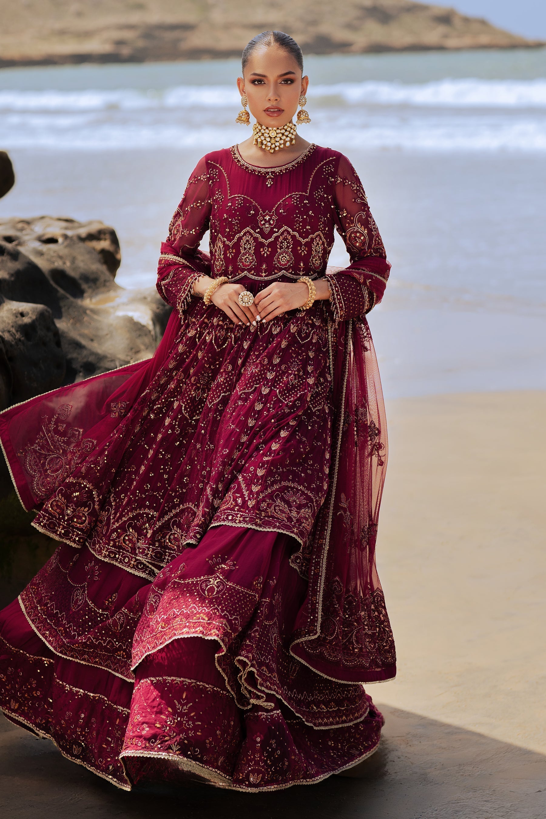 Naqshi | Sahil Kinaray | ZURIAL by Naqshi - Designer Dress - Type: Ladies Clothes - Available at Libayah - 100% Original