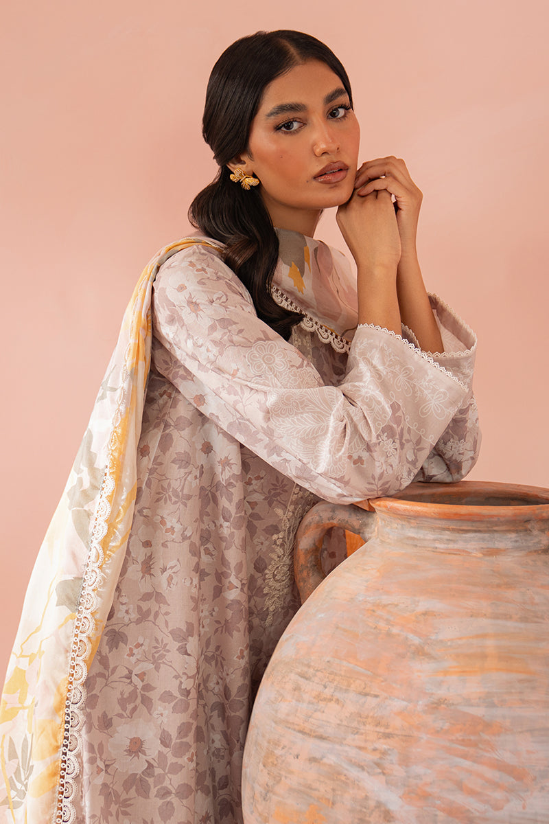 Cross Stitch | Cambric Lawn 24 | WHISPER PEARL by Cross Stitch - Designer Dress - Type: Casuals - Available at Libayah - 100% Original