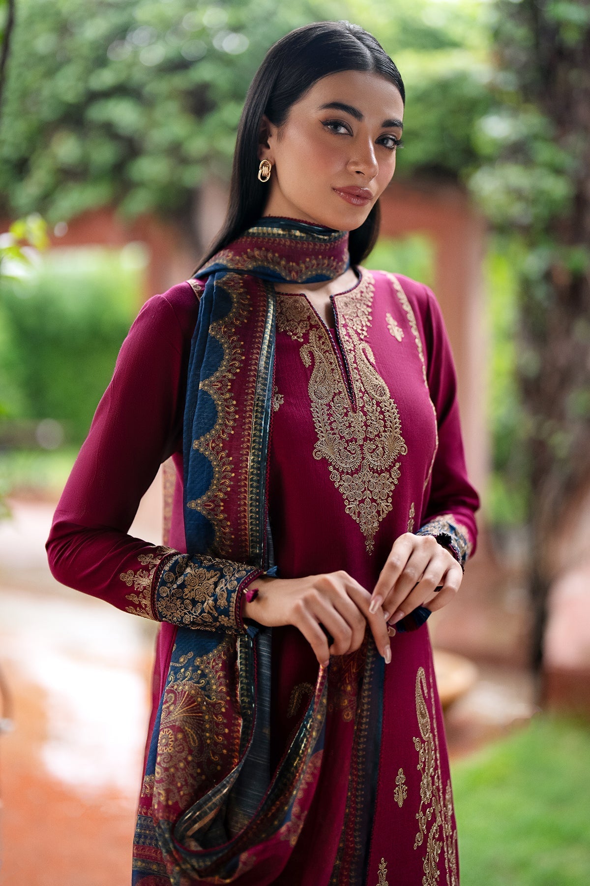 Jazmin | Winter Edition 24 | KHADDAR UW-0069 by Jazmin - Designer Dress - Type: Luxury - Available at Libayah - 100% Original