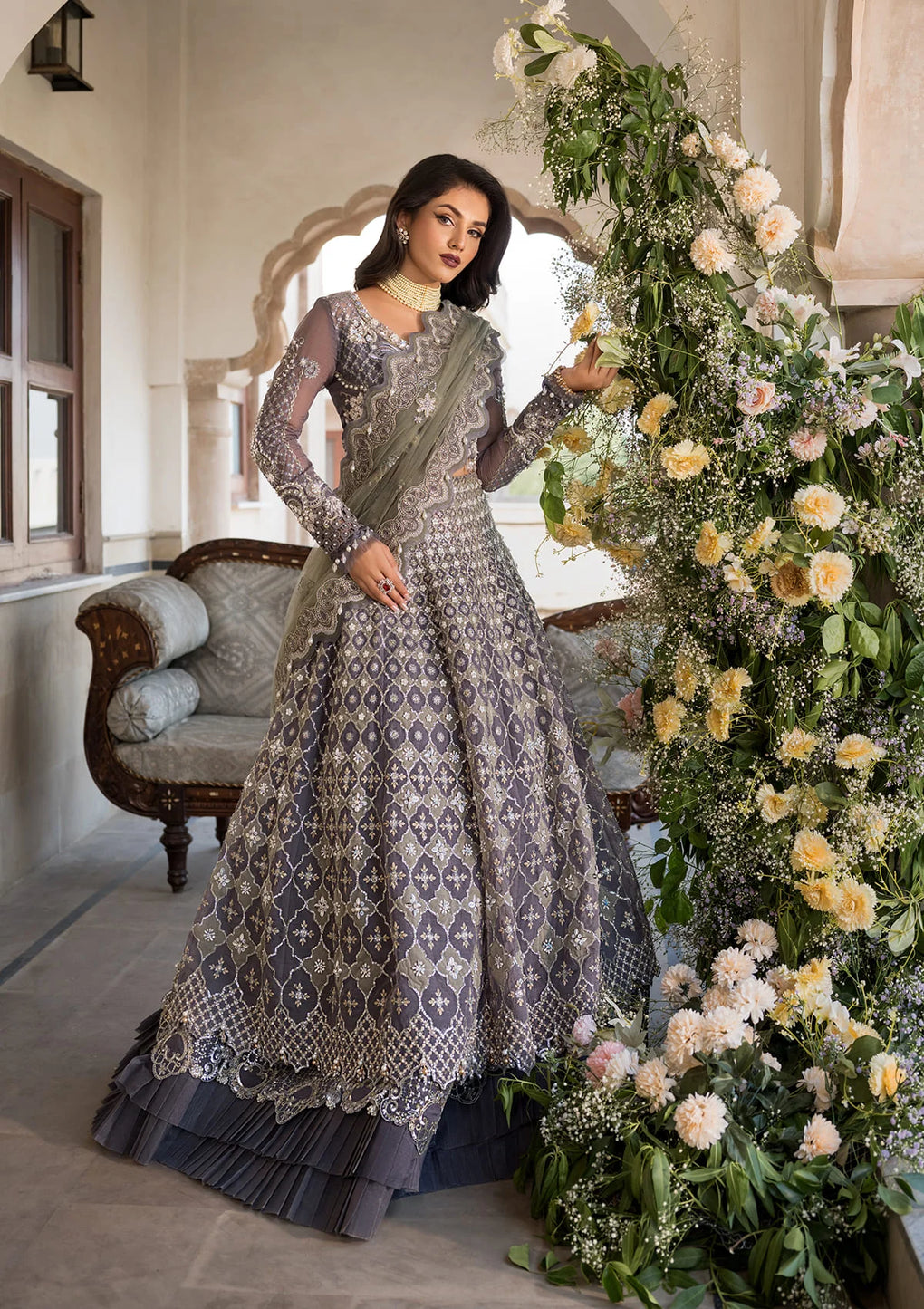 Elaf Premium | Formal Handwork Collection | EFH-02 NAZNEEN by Elaf Premium - Designer Dress - Type: Ladies Clothes - Available at Libayah - 100% Original