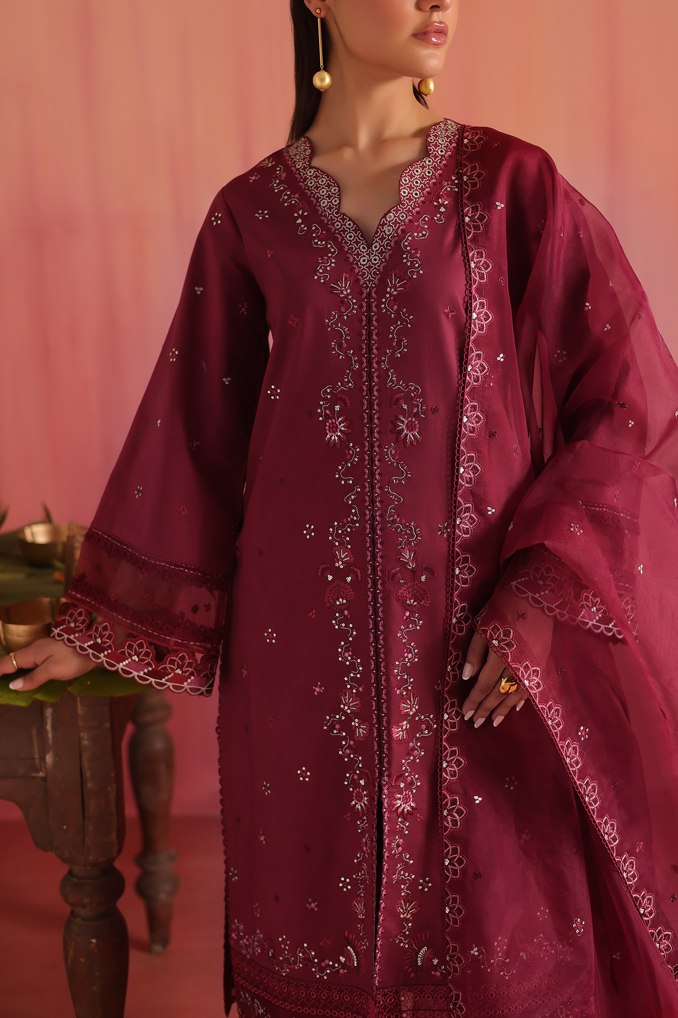 Seran | Nayab Eid Lawn | MEHER by Seran - Designer Dress - Type: Ladies Clothes - Available at Libayah - 100% Original