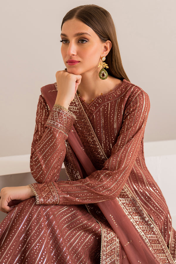 Farasha | Lumiere Formals | RUSSET by Farasha - Designer Dress - Type: Formal - Available at Libayah - 100% Original