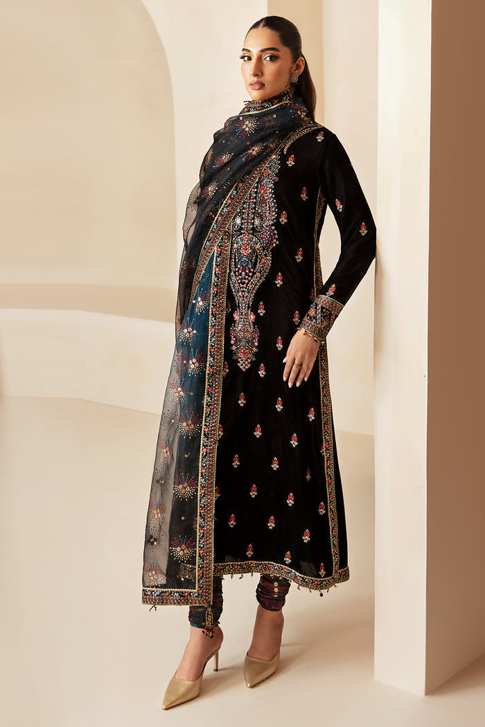 Jazmin | Velvet Edit 24 | VF-2028 by Jazmin - Designer Dress - Type: Ladies Clothes - Available at Libayah - 100% Original