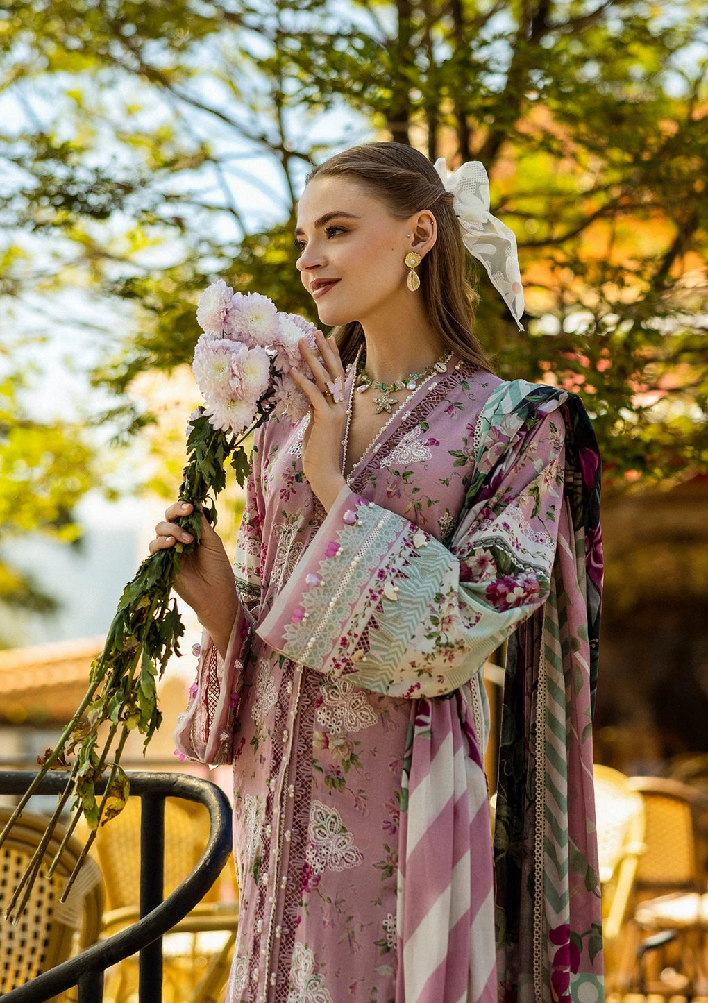Elaf Premium | Print Chikankari 25 | ELK-05B FIA by Elaf Premium - Designer Dress - Type: Ladies Clothes - Available at Libayah - 100% Original