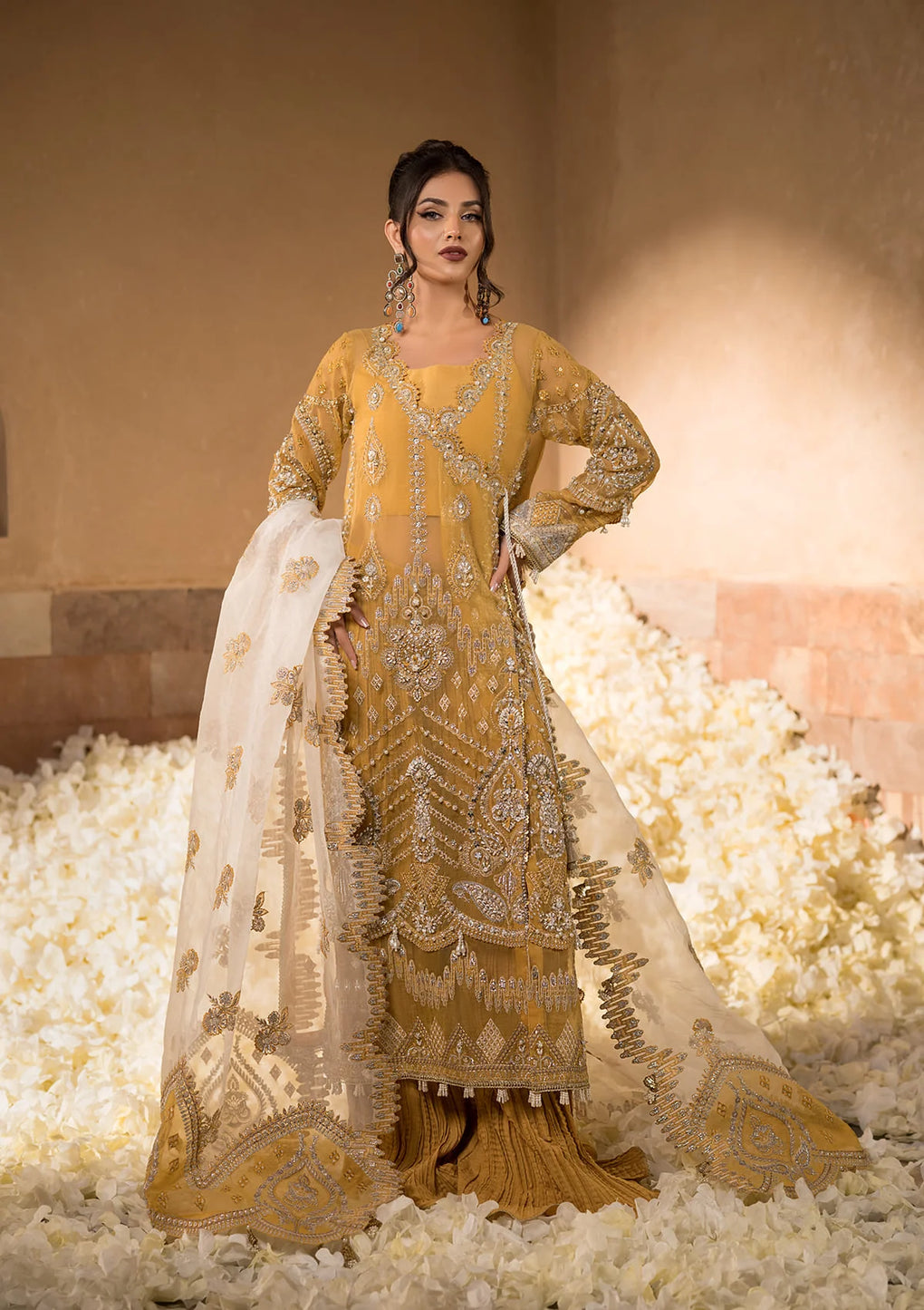 Elaf Premium | Formal Handwork Collection | EFH-07 SAHAR by Elaf Premium - Designer Dress - Type: Ladies Clothes - Available at Libayah - 100% Original