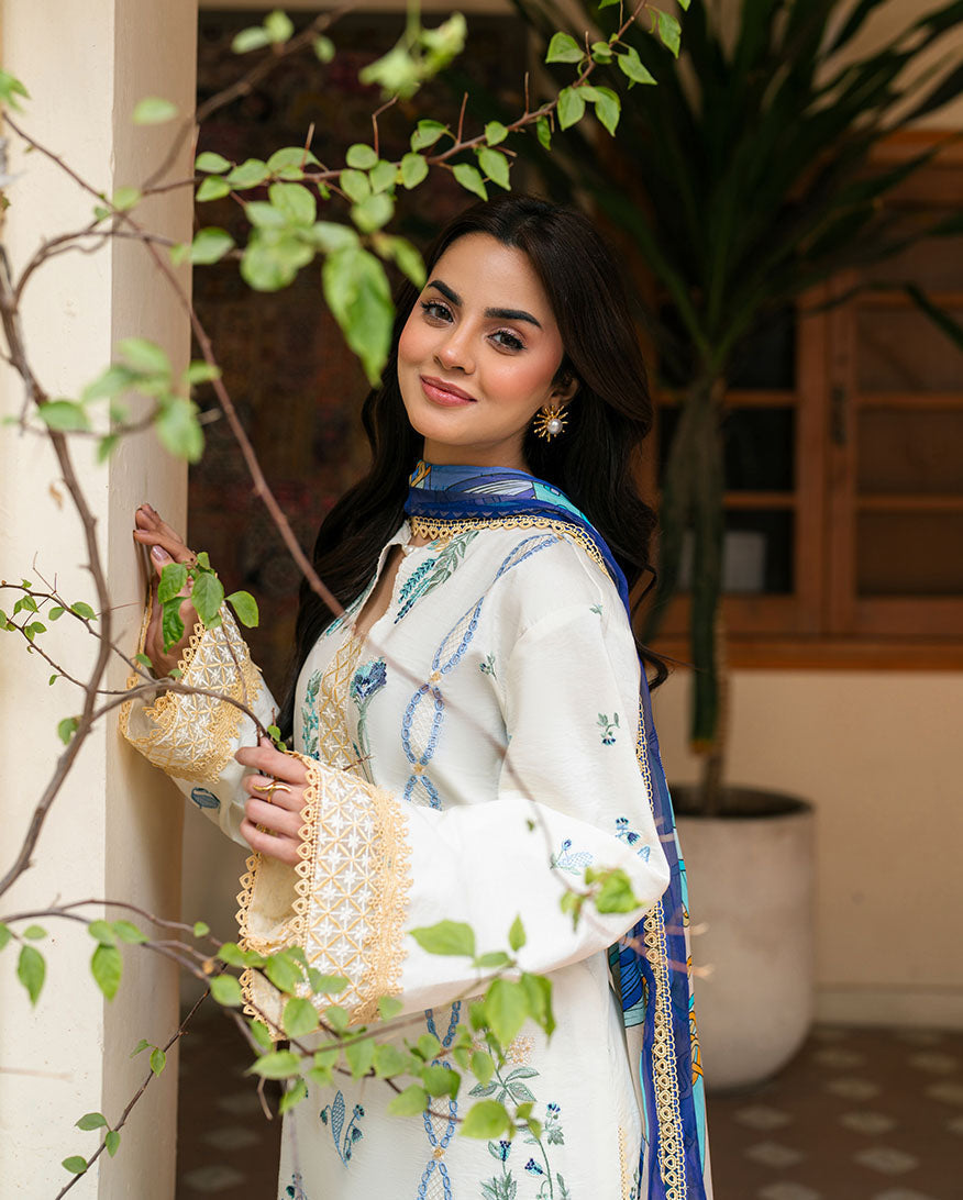 Roheenaz | Aashiyana Lawn | Zoya by Roheenaz - Designer Dress - Type: Ladies Clothes - Available at Libayah - 100% Original