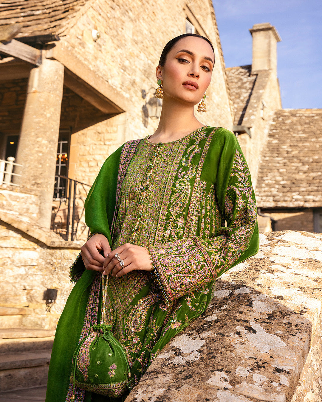 Faiza Saqlain | Adeen Formals | Tegan by Faiza Saqlain - Designer Dress - Type: Ladies Clothes - Available at Libayah - 100% Original