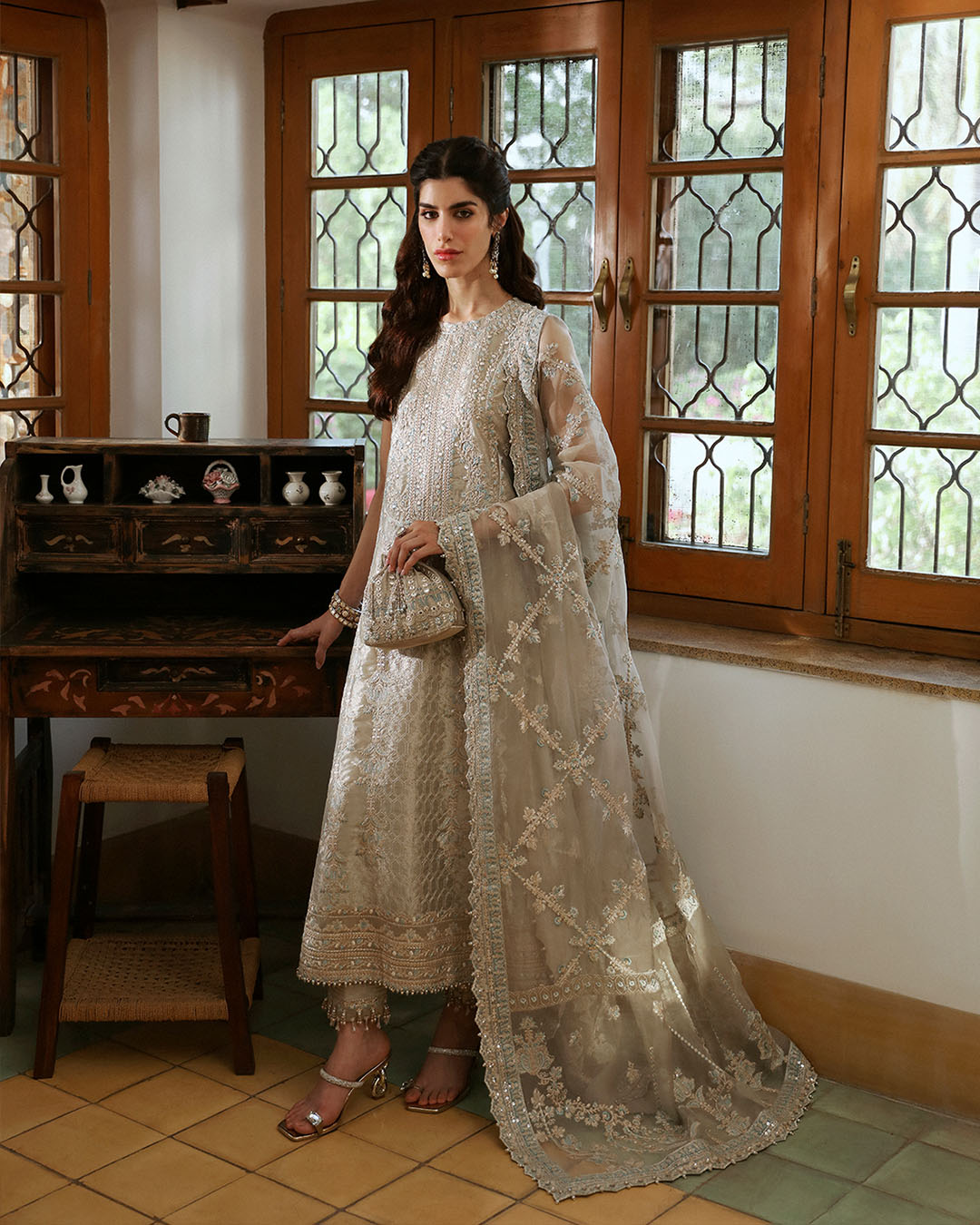 Faiza Saqlain | Mehermah Luxe Formals | Damaris by Faiza Saqlain - Designer Dress - Type: Ladies Clothes - Available at Libayah - 100% Original