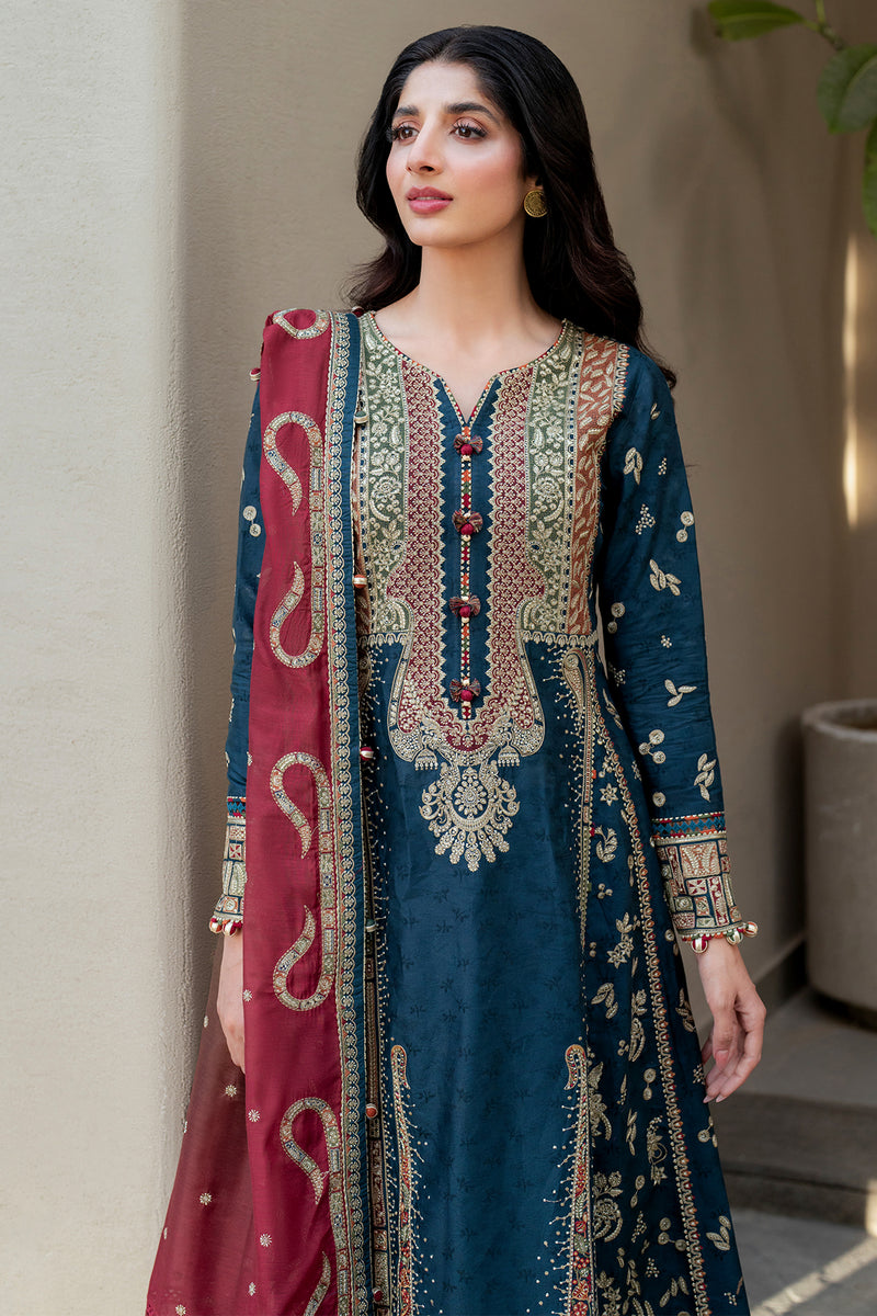 Jazmin | Shahkaar Luxury Lawn 25 | SL25-D3 by Jazmin - Designer Dress - Type: Ladies Clothes - Available at Libayah - 100% Original