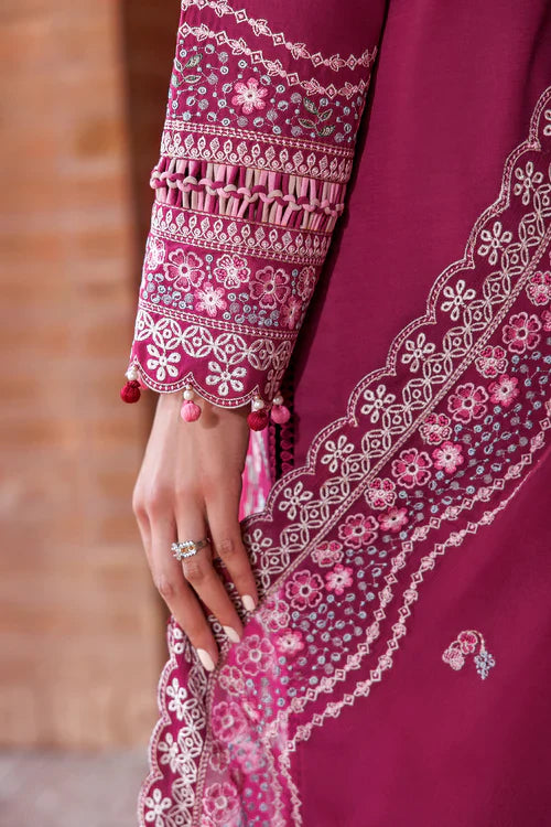 Farasha | Kaavish Lawn 24 | ROSY SOMBER by Farasha - Designer Dress - Type: Ladies Clothes - Available at Libayah - 100% Original