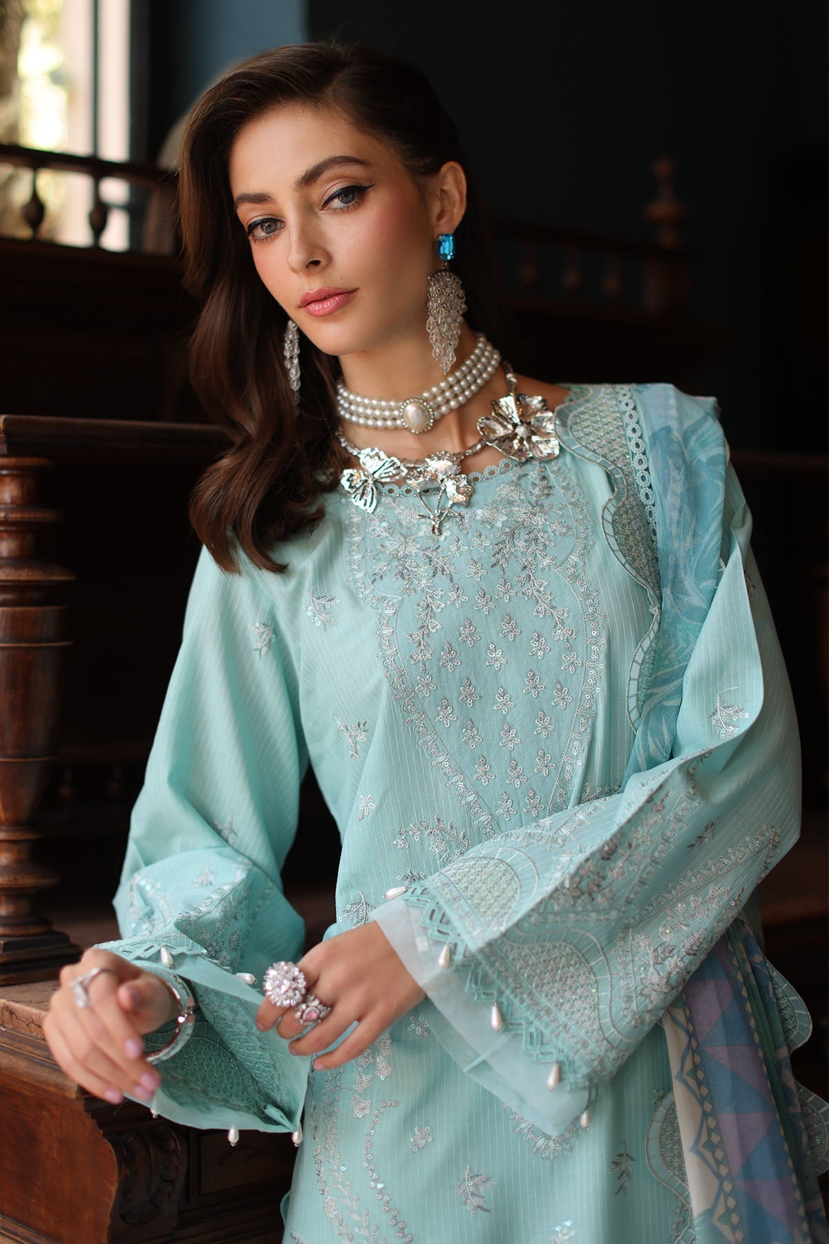 Nureh | Maya Lawn | NS-156 by Nureh - Designer Dress - Type: Ladies Clothes - Available at Libayah - 100% Original