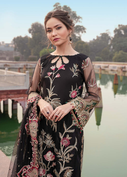 Meeral | Wedding Formals | Surmai - MD-01 by Meeral - Designer Dress - Type: Ladies Clothes - Available at Libayah - 100% Original